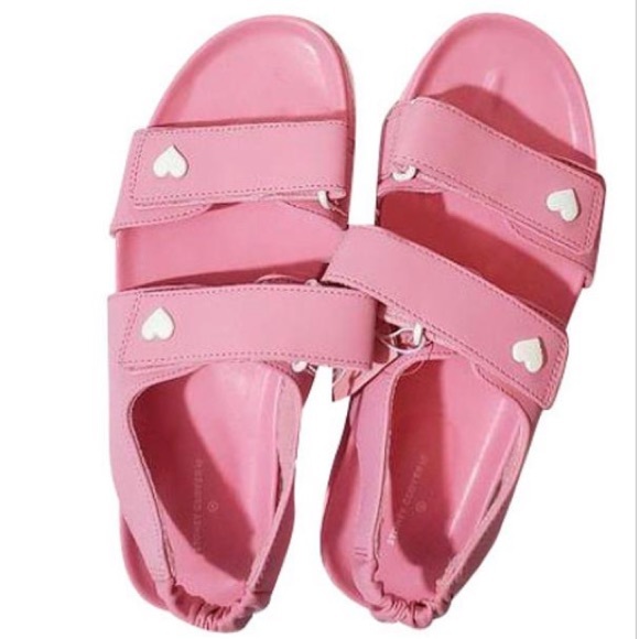 Stoney Clover Lane x Target pink and white heart sandals - Picture 3 of 6